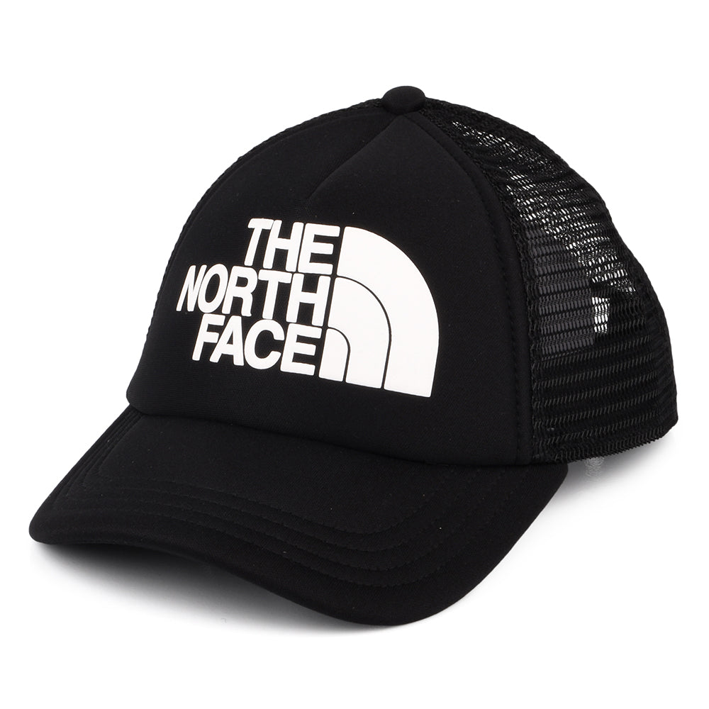 The North Face Kinder Logo Trucker Cap - Schwarz-Weiß