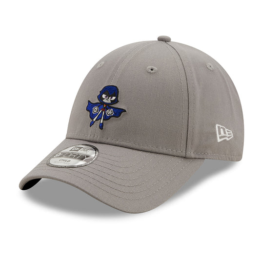 New Era Kinder 9FORTY Teen Titan Raven Baseball Cap - Titan Character - Grau