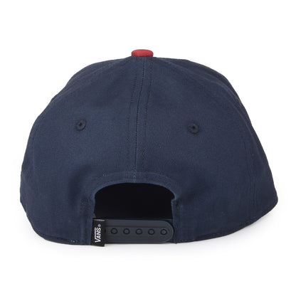 Vans Kinder Skate Authentic Snapback Cap - Marineblau-Weinrot