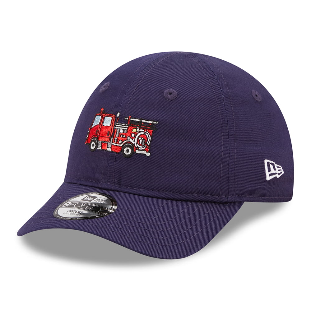New Era Baby 9FORTY Feuerwehr Baseball Cap Icon - Marineblau