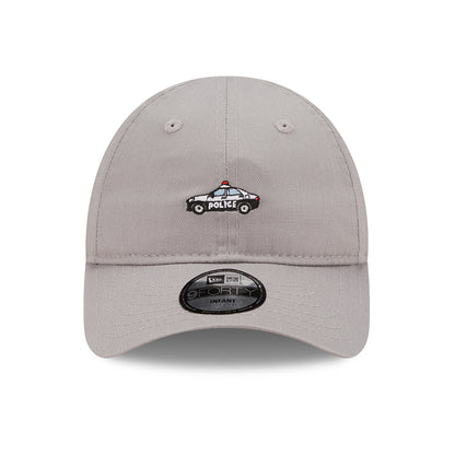 New Era Baby 9FORTY Polizeiauto Baseball Cap Icon - Grau
