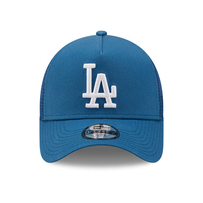New Era Kinder 9FORTY A-Frame L.A. Dodgers Trucker Cap - MLB Tonal Mesh - Blau