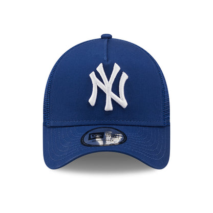 New Era Kinder 9FORTY New York Yankees Trucker Cap - MLB League Essential II - Königsblau-Weiß