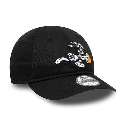 New Era Baby 9FORTY Bugs Bunny Baseball Cap - Looney Tunes Character - Schwarz