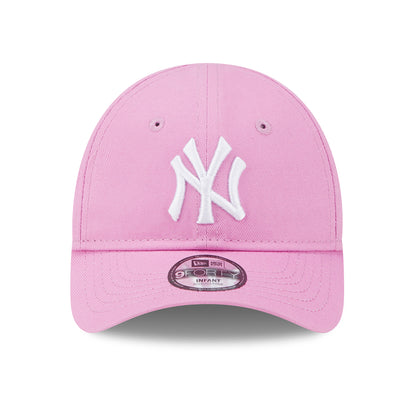 New Era Baby 9FORTY New York Yankees Baseball Cap MLB League Essential II - Rosé-Weiß