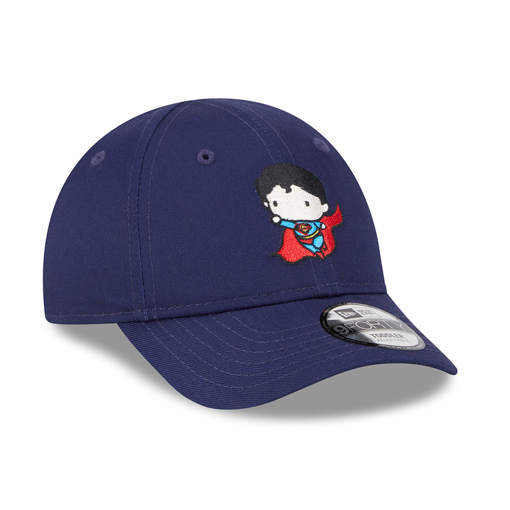 New Era Kinder 9FORTY Superman Baseball Cap - DC Comics - Marineblau