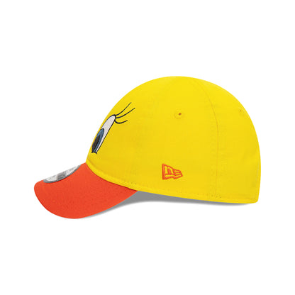 New Era Baby 9FORTY Tweety Baseball Cap - Looney Tunes Character - Gelb-Orange