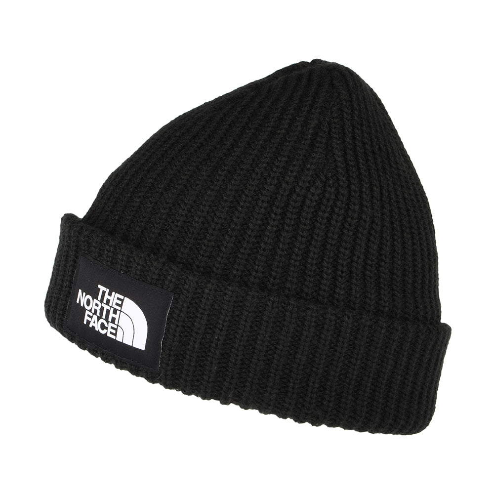 The North Face Kinder Salty Dog Beanie Mütze gefütterte Recycelter - Schwarz