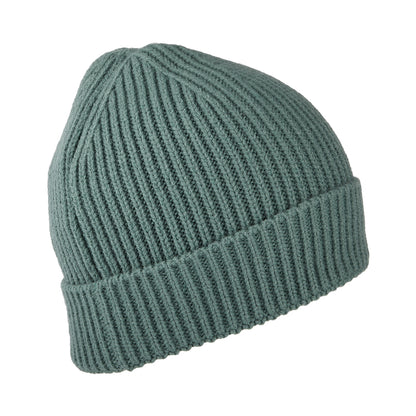 The North Face Kinder TNF Box Logo Cuffed Beanie Mütze - Helles Salbeigrün