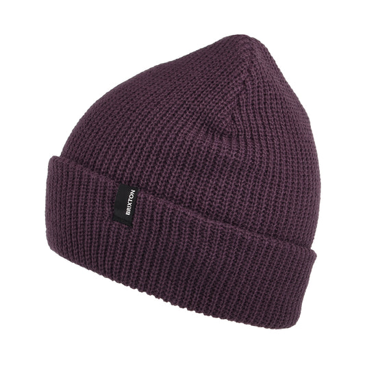 Brixton Heist Beanie Mütze mit Umschlag - Traube