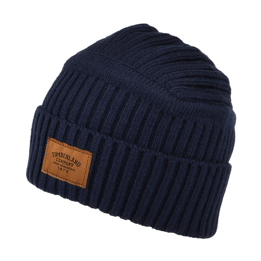 Timberland Gulf Beach Beanie Mütze gerippte - Marineblau