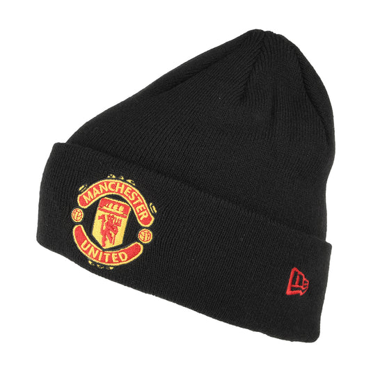 New Era Manchester United FC Beanie Mütze - Core Cuff - Schwarz