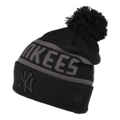 New Era New York Yankees Bommelmütze - Schwarz