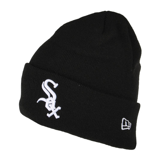 New Era Cuffed Chicago White Sox Beanie Mütze - MLB League Essential II - Schwarz-Weiß
