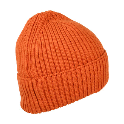 Tommy Hilfiger TJM Basic Rib Gerippte Beanie Mütze - Orange