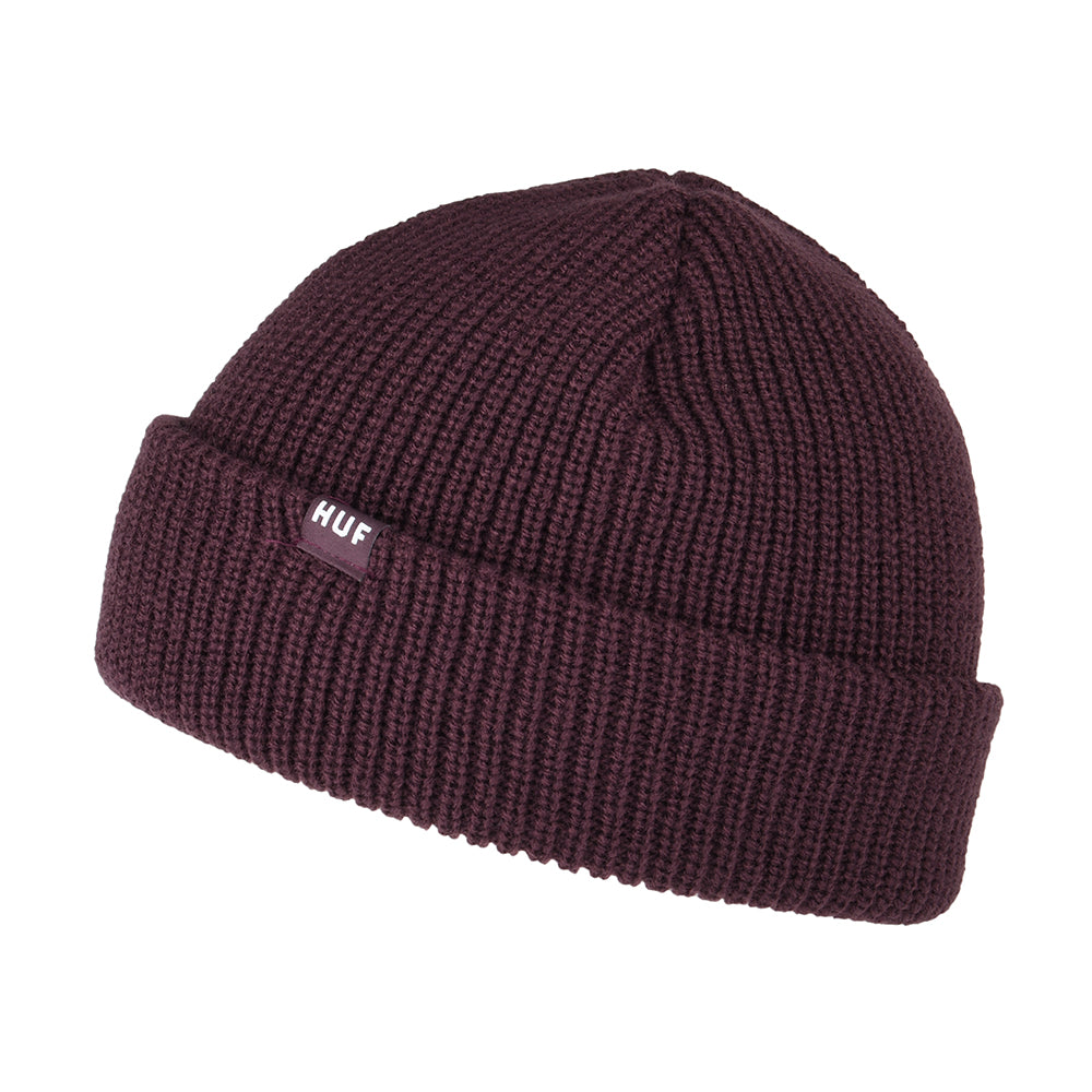 HUF Usual Fisherman Beanie Mütze - Aubergine