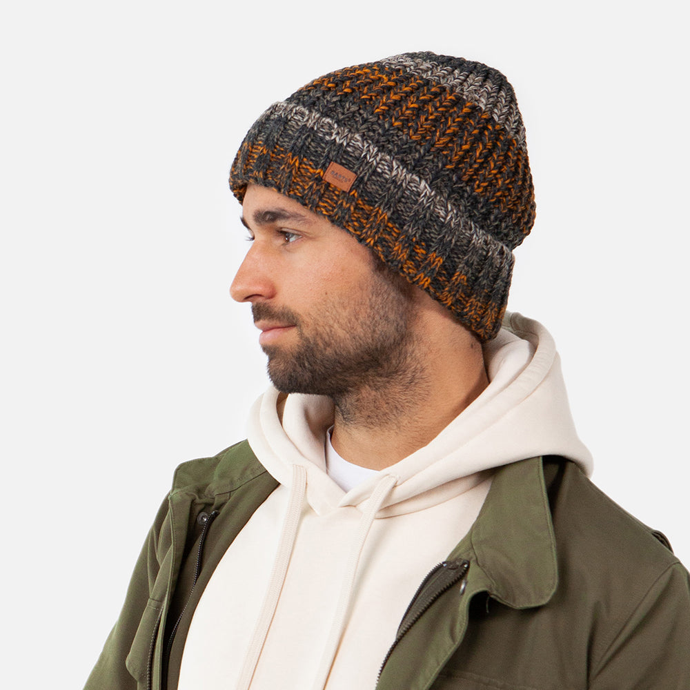 Barts Recycled mit Umschlag Beanie Mütze - Ocker-Multi