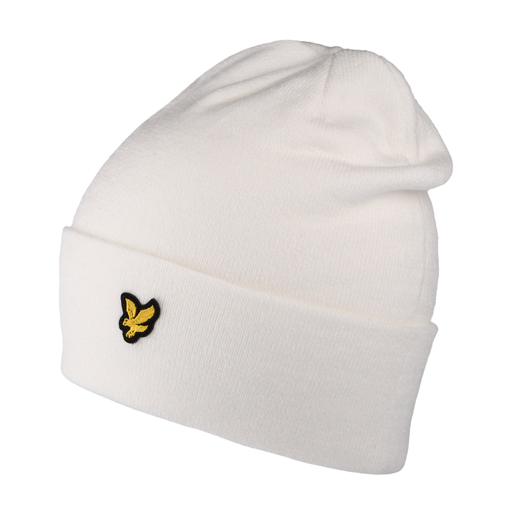 Lyle & Scott Basic Beanie Mütze - Winterweiß