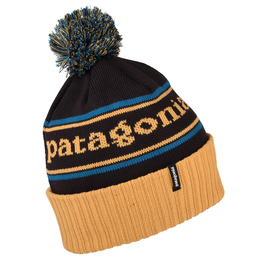 Patagonia Park Stripe Powder Town Bommelmütze - Kamel-Multi