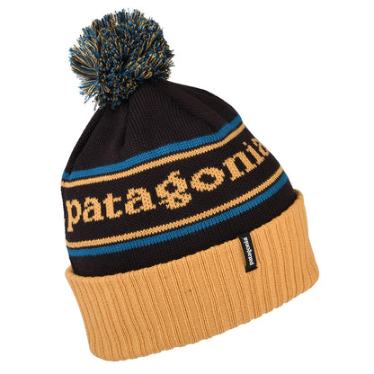 Patagonia Park Stripe Powder Town Bommelmütze - Kamel-Multi