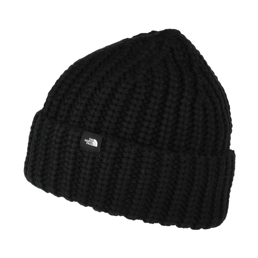 The North Face Fisherman Beanie Mütze Chunky Knit - Schwarz