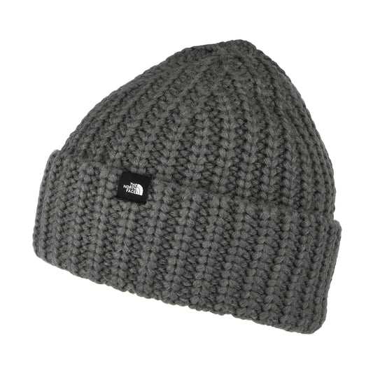 The North Face Fisherman Beanie Mütze Chunky Knit - Meliertes Grau