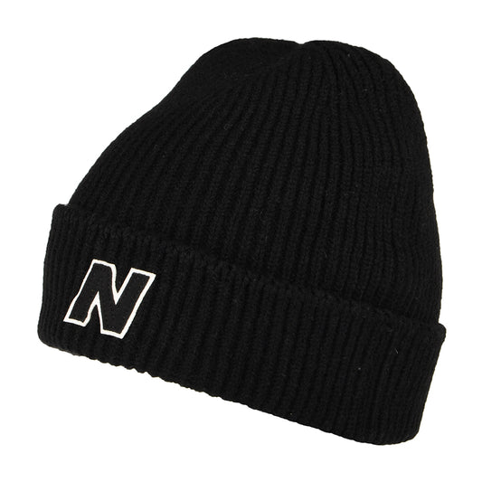 New Balance Watchman Block N Fisherman Beanie Mütze - Schwarz