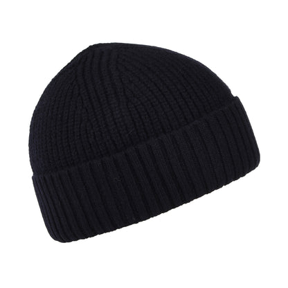 Armor Lux Miki Heritage Beanie Mütze aus Wolle - Marineblau