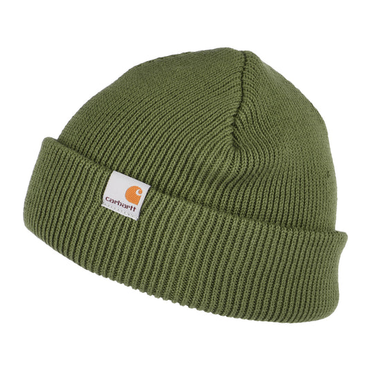 Carhartt WIP Daxton Fisherman Beanie Mütze aus organischer Baumwolle - Olivgrün