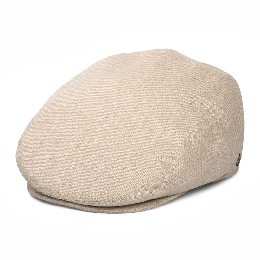 Jaxon & James Schiebermütze aus Leinen Natur Großhandel