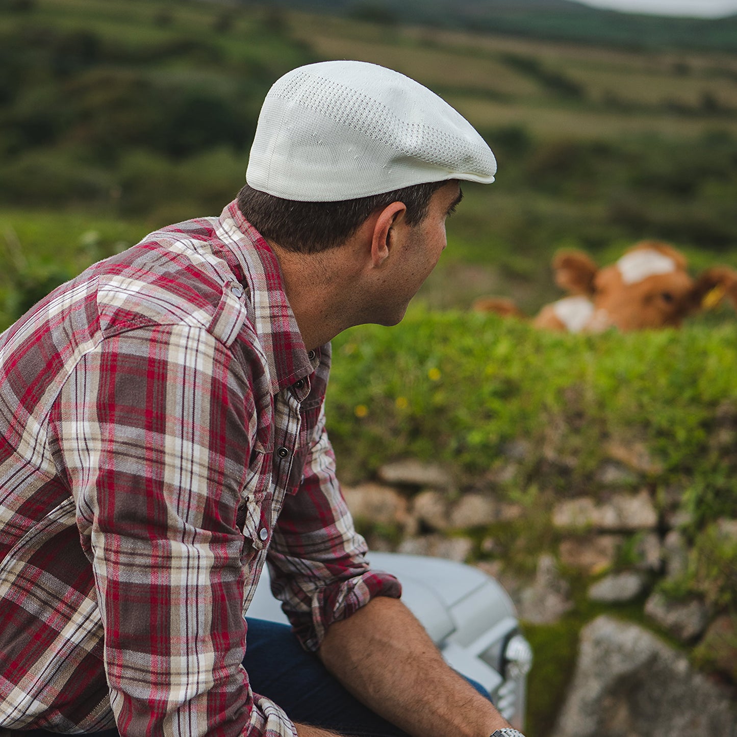 Jaxon & James Summer Schiebermütze Weiß Großhandel